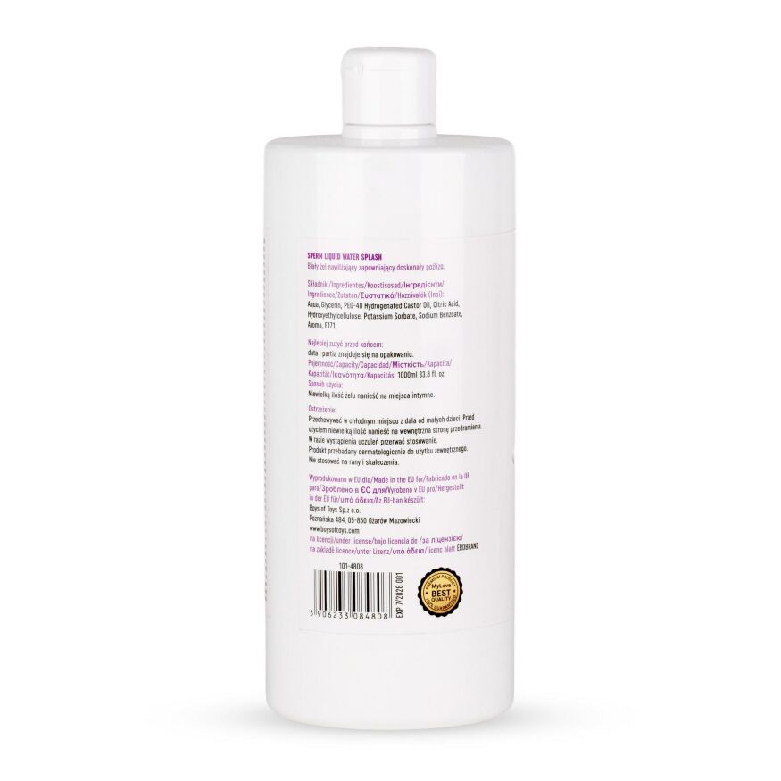 Лубрикант - MyLove Sperm Liquid Water Splash, 1000 мл