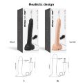 Кінчающий реалістичний пеніс Strap-On-Me Squirting Cum Dildo Realistic Flash, діам. 3,9 см, силікон