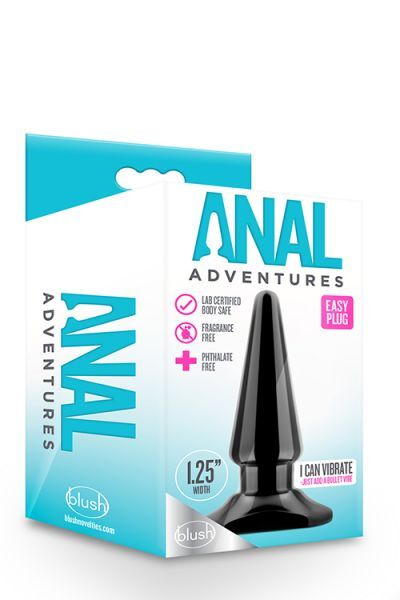 Анальный плаг ANAL ADVENTURES, BLACK