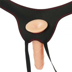 Труси для страпону чорні Easy Strapon Set 7.5