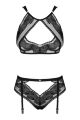 Комплект Obsessive Allastia 2-pcs set black S/M
