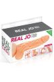 Фалоімітатор із рухомою крайньою плоттю Real Body  -  Real JO, діаметр 4 см, TPE