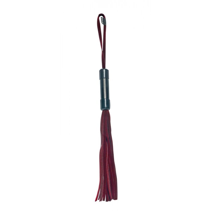 Плеть с петлей на рукояти Sex &amp; Mischief бордовая, 33 см - Enchanted Flogger