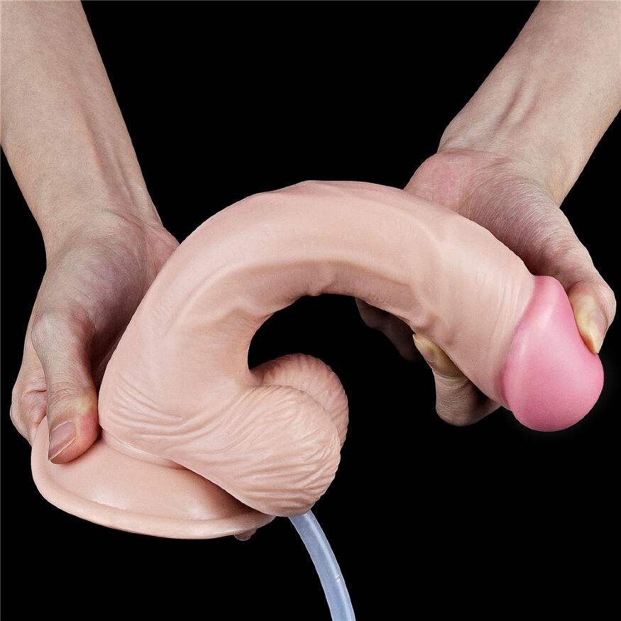 Пенис с эякуляцией - Squirt Extreme Dildo 9" Flesh