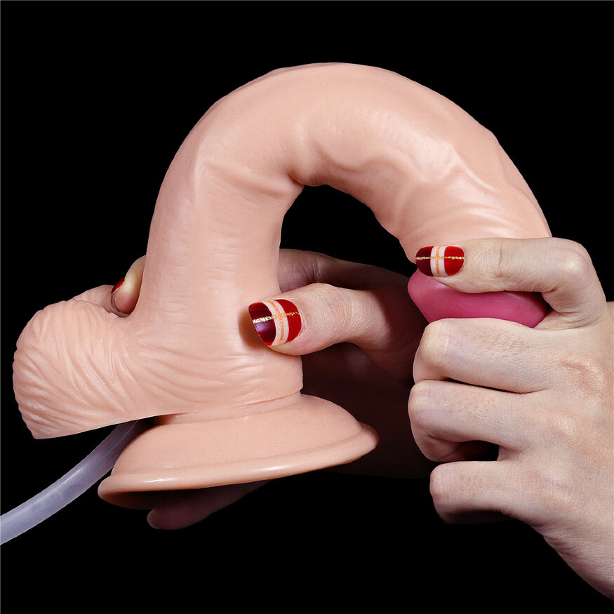 Пенис с эякуляцией - Squirt Extreme Dildo 9" Flesh