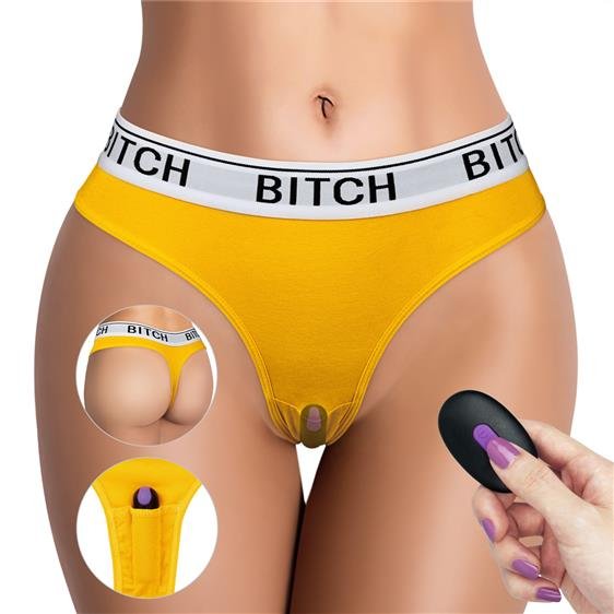 Трусики с вибропулей - Ingen Bitch Vibrating Panties (на талию 61-69 см)