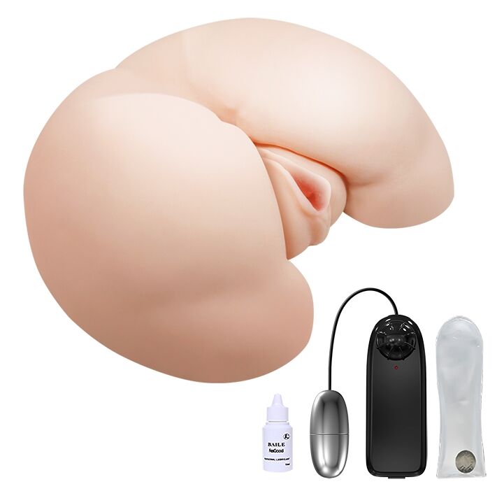 Мастурбатор вагина и анус с вибрацией BAILE - VAGINA AND ASS, Heating function Vibration, BM-009023