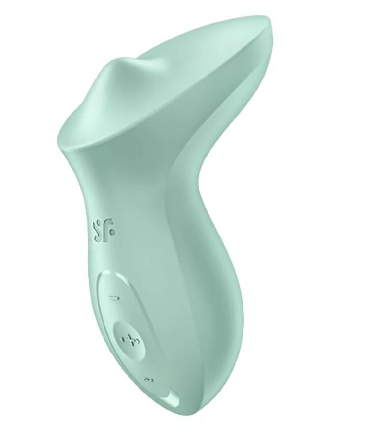 Кліторальний стимулятор з кулькою, що обертається- Satisfyer Exciterrr Mint