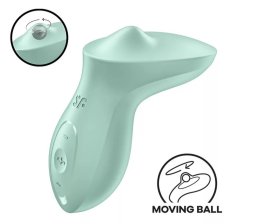 Кліторальний стимулятор з кулькою, що обертається- Satisfyer Exciterrr Mint