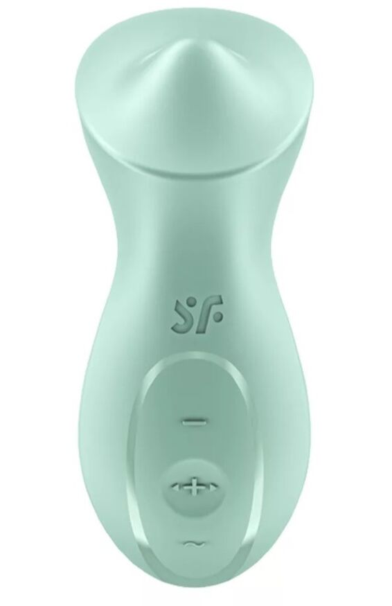 Кліторальний стимулятор з кулькою, що обертається- Satisfyer Exciterrr Mint