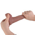 Фаллоимитатор - Erospace Natural Play Silicone Dildo D1, 21 см