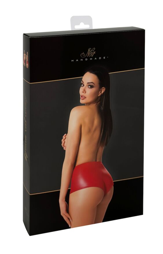 Шорты Noir Handmade F356 Red powerwetlook shorts - XXL