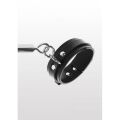 Розпірка Taboom Luxury Bondage Essentials Spreader Bar with Ankle Cuffs, регульована ширина, срібляста