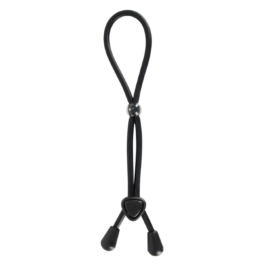 Эрекционное лассо Bad Kitty cock &amp; ball loop, черное
