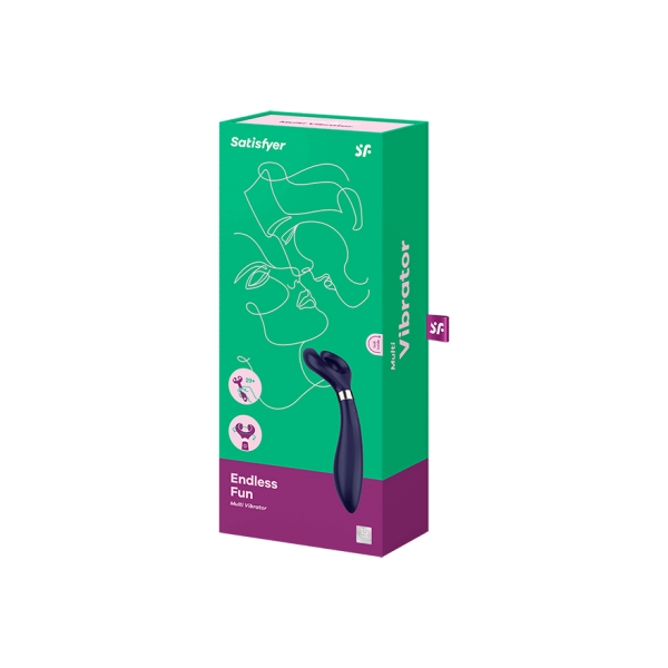 Многофункциональный вибратор SATISFYER ENDLESS DARK BLUE