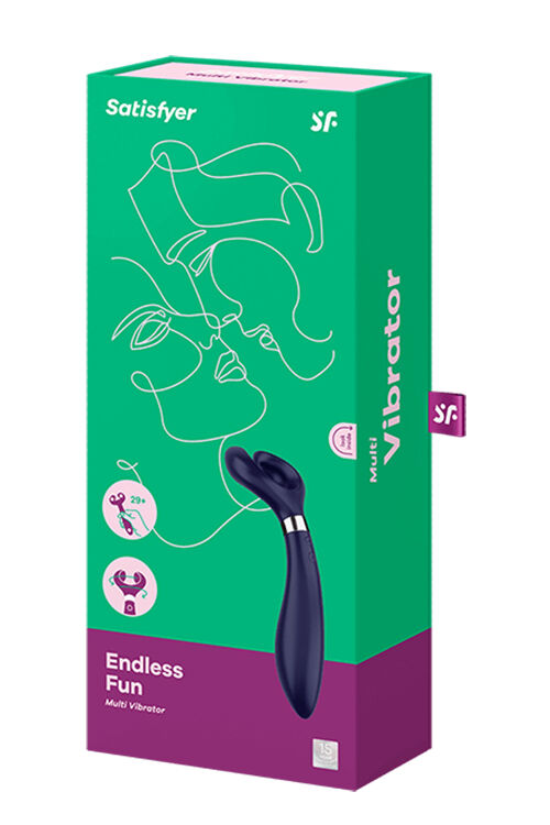 Многофункциональный вибратор SATISFYER ENDLESS DARK BLUE