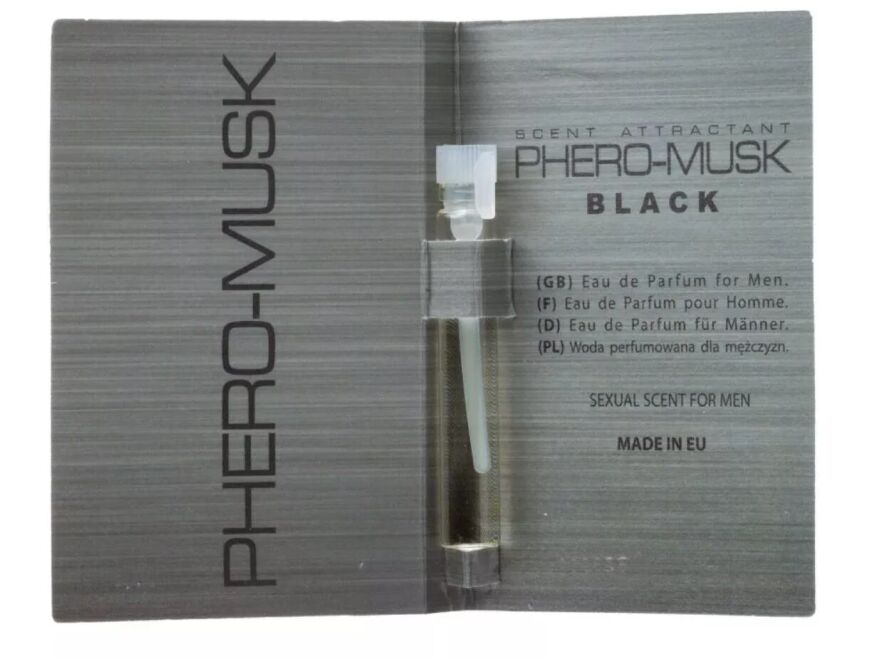 Духи з феромонами для чоловіків PHERO-MUSK BLACK, 1 ml