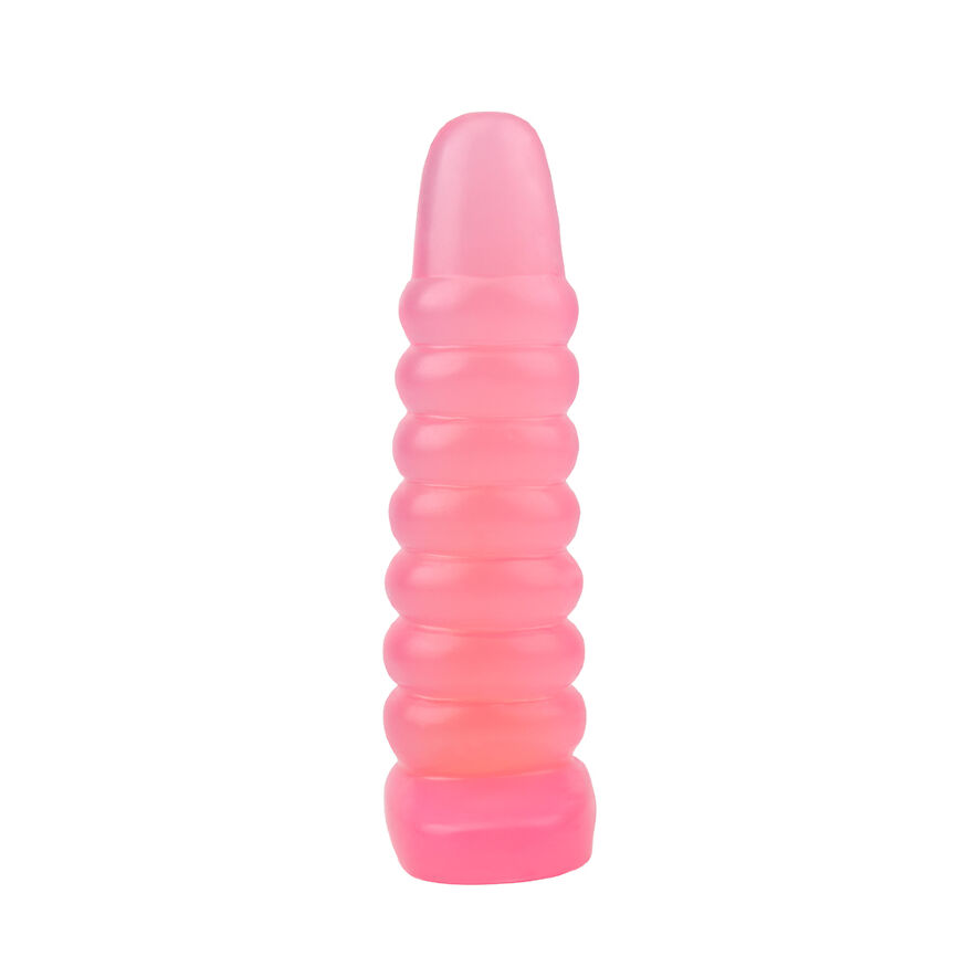 Большая анальная пробка Chisa Hi-Rubber Chubby Anal Plug Pink