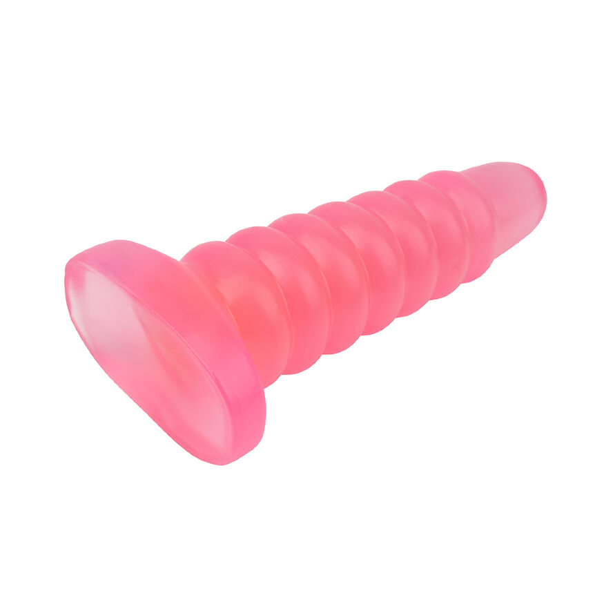 Большая анальная пробка Chisa Hi-Rubber Chubby Anal Plug Pink