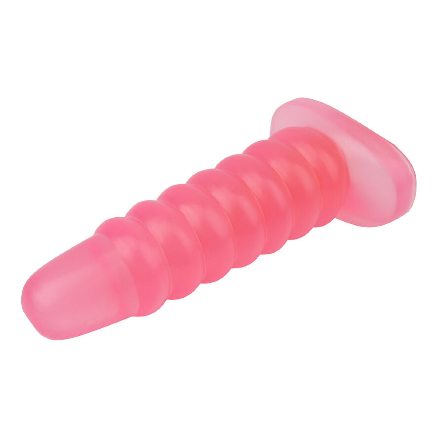 Большая анальная пробка Chisa Hi-Rubber Chubby Anal Plug Pink