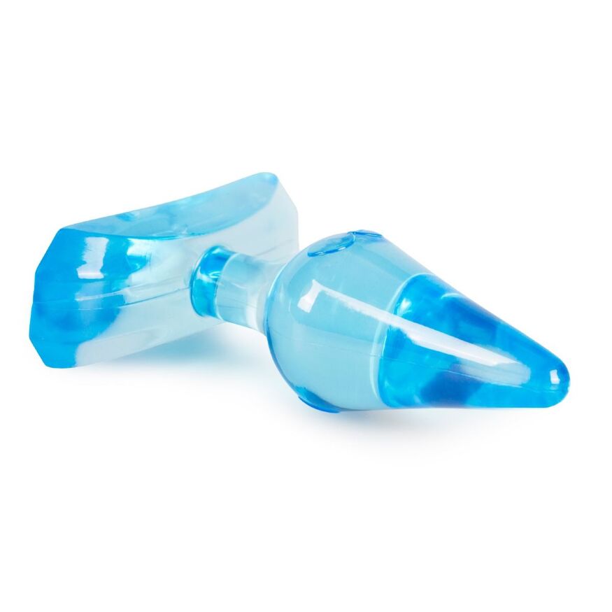 ET515BLU Анальная пробка The Assifier голубая, 7 см х 2.5 см.