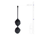 Вагинальные шарики Easytoys, силиконовые, черные, 19.5 х 3.8 см