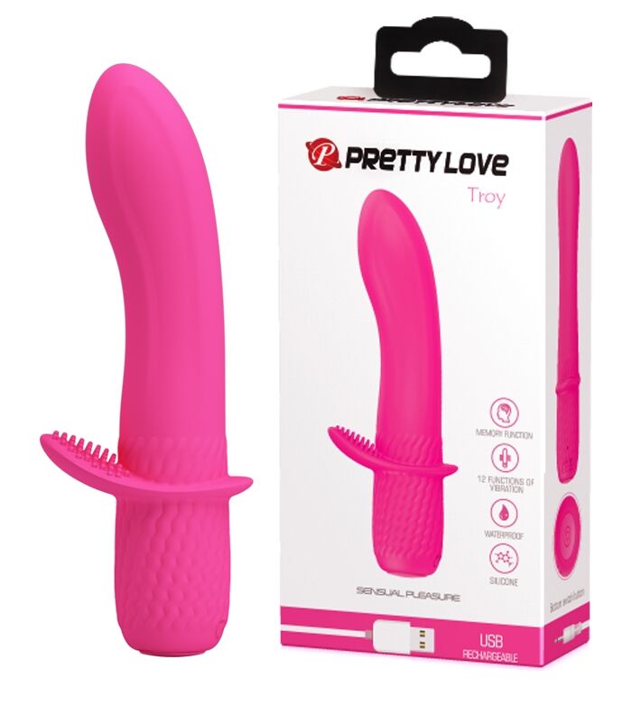 Вибратор Pretty Love Troy Pink, BI-014607-1