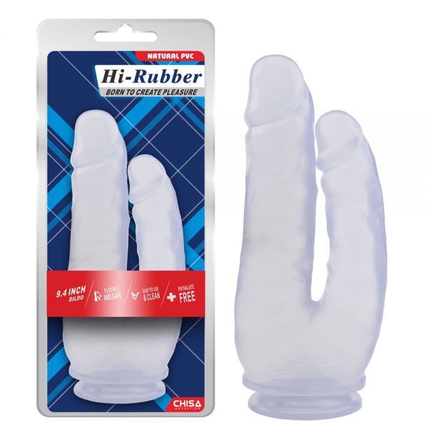 Фаллоимитатор анально-вагинальный Hi-Rubber Chisa 9,4"