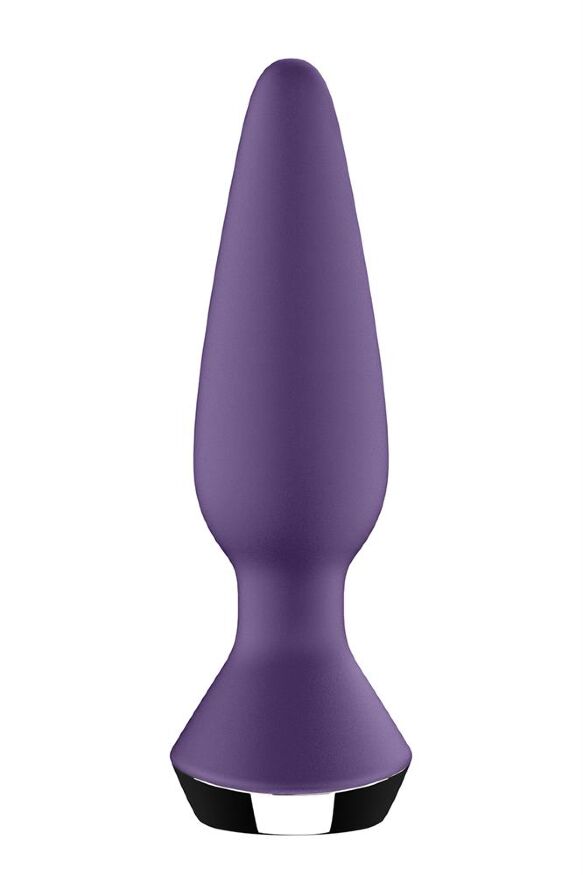 Анальная пробка с двумя моторами и управлением телефоном Satisfyer Plug-ilicious 1 Purple