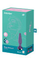 Анальная пробка с двумя моторами и управлением телефоном Satisfyer Plug-ilicious 1 Purple