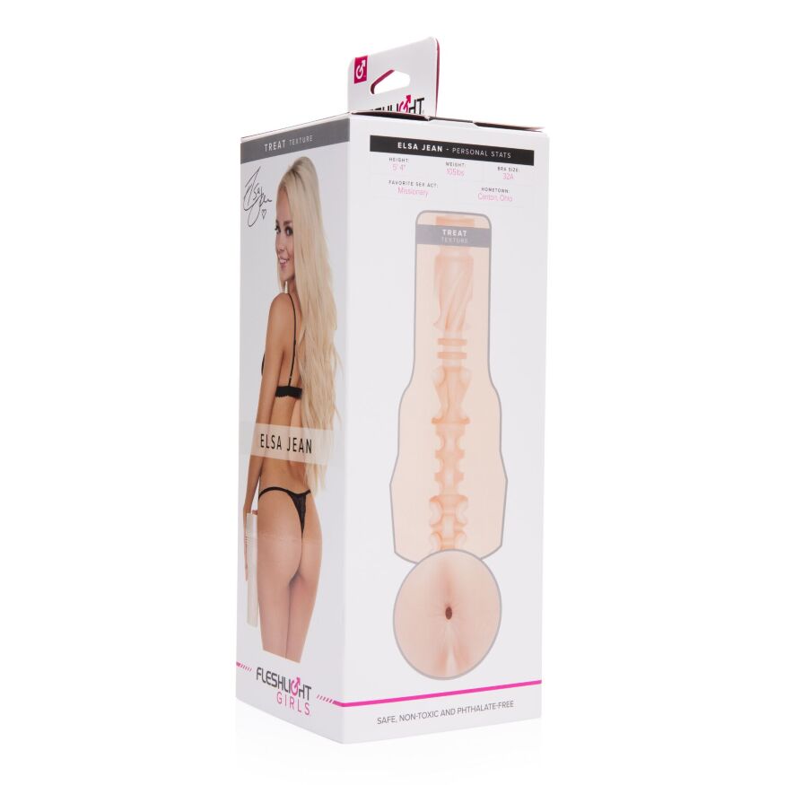 Мастурбатор Fleshlight Girls: Elsa Jean  -  Treat, зі зліпка ануса, дуже ніжний