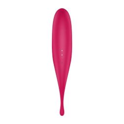 Вакуумный клиторальный вибратор с вибрацией - Satisfyer Twirling Pro Red