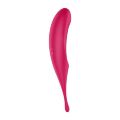 Вакуумный клиторальный вибратор с вибрацией - Satisfyer Twirling Pro Red
