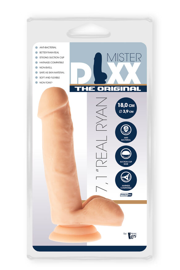 Фаллоимитатор MR. DIXX REAL RYAN 7.1INCH DILDO