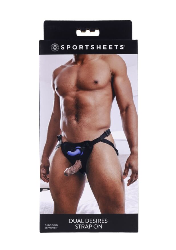Трусики для страпонов Sportsheets Dual Desires с двойным проникновением