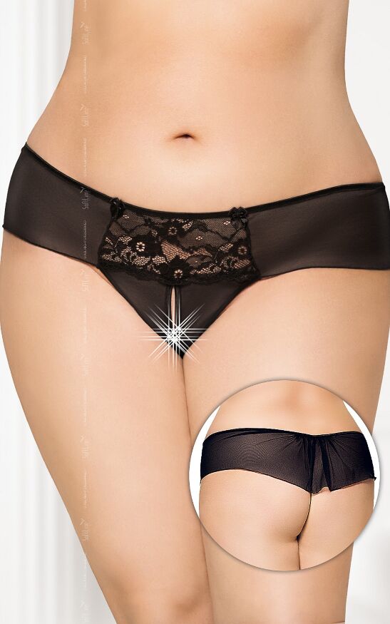 Женские стринги - G-string 2433, black - 3XL