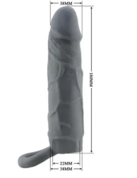 Насадка Pretty Love - Realistic Penis Sleeve, BI-026227-2