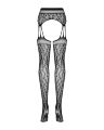 Чулки с поясом Obsessive Garter stockings S817 S/M/L
