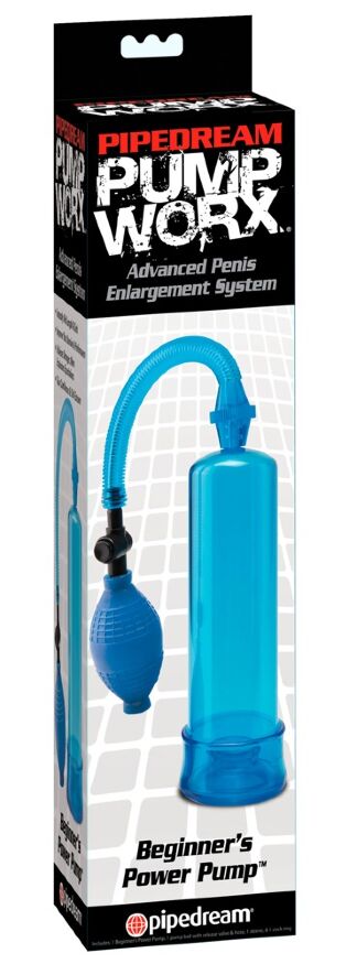 Компактна вакуумна помпа для чоловіків PW Beginners Power Pump Blue