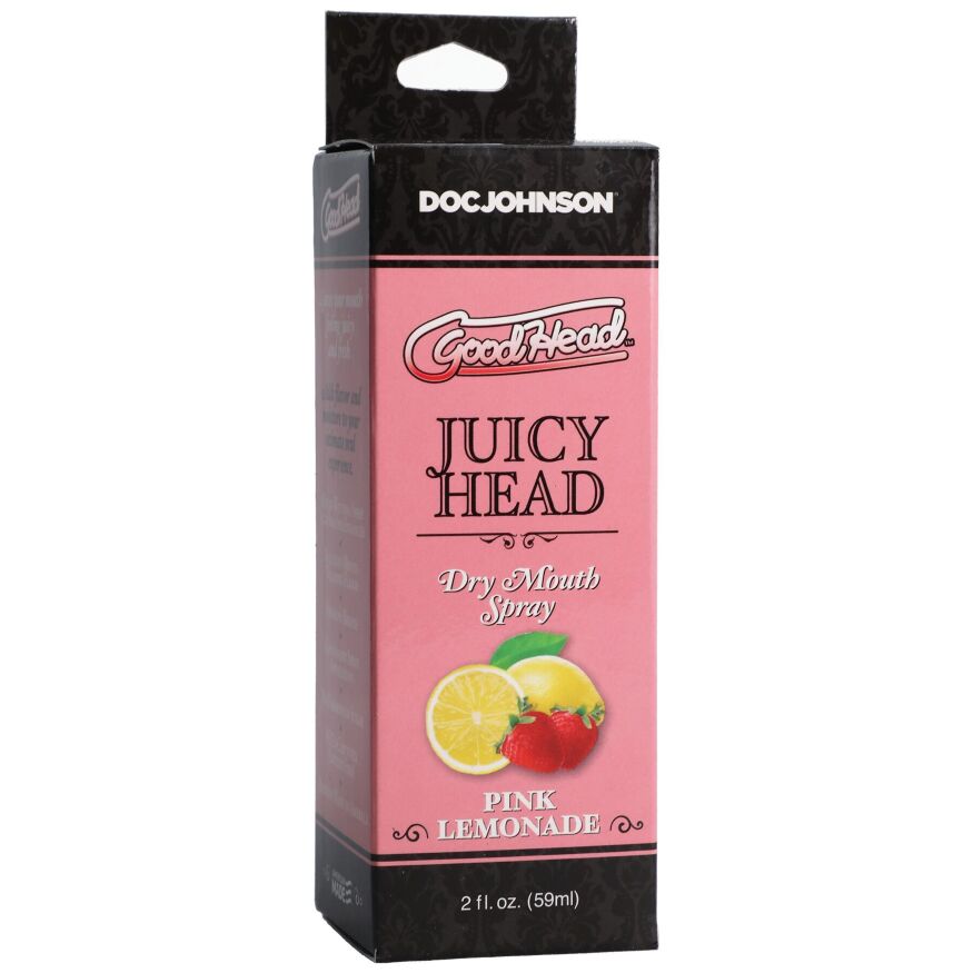 Зволожувальний спрей оральний Doc Johnson GoodHead  -  Juicy Head Dry Mouth Spray  -  Pink Lemonade 59мл