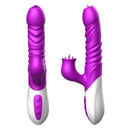 Вибратор Silicone Vibrator, USB, 10 Function &Thrusting Function, Heating