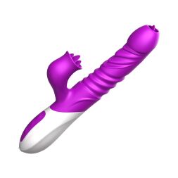 Вибратор Silicone Vibrator, USB, 10 Function &Thrusting Function, Heating