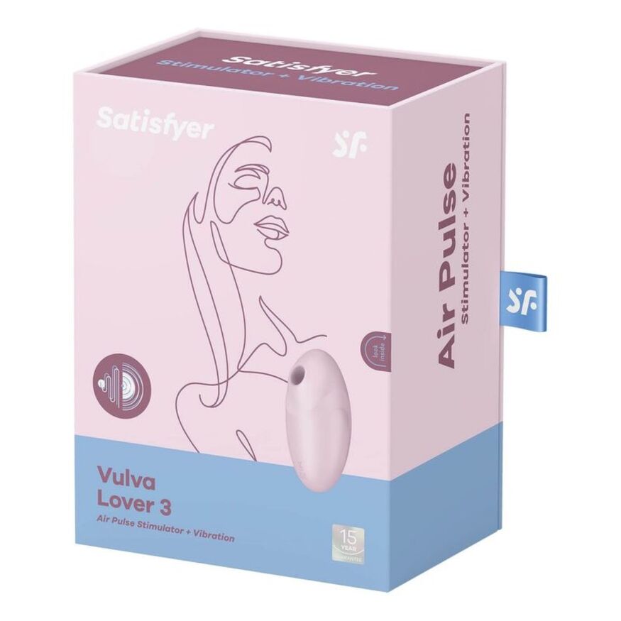 Вакуумний кліторальний стимулятор - Satisfyer Vulva Lover 3 Pink