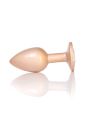 Анальна пробка - Jewellery Pearl Gold Plug Clear S