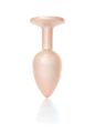 Анальна пробка - Jewellery Pearl Gold Plug Clear S