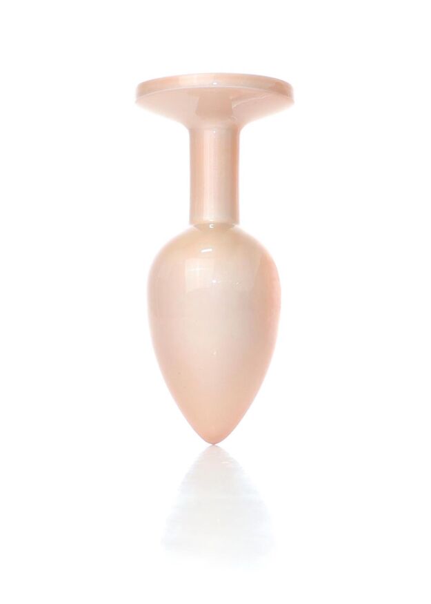 Анальна пробка - Jewellery Pearl Gold Plug Clear S