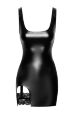 Платье Noir Handmade F344 Powerwetlook dress with garter - XXL