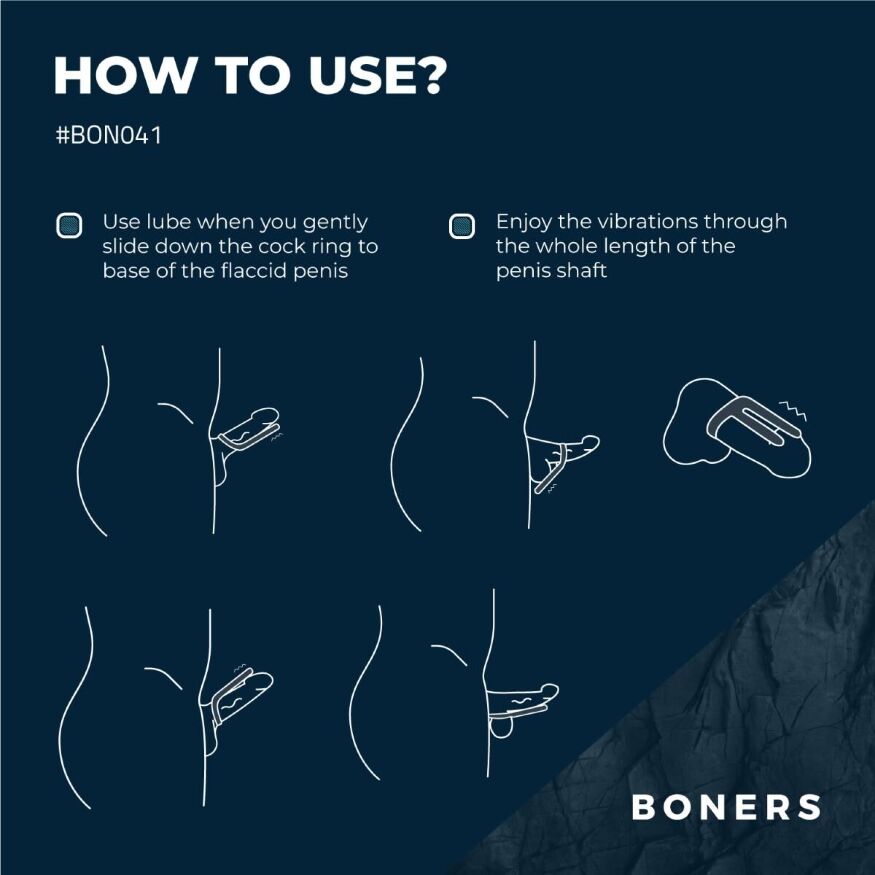 Эрекционное кольцо Boners Cockring &amp; Ball Stimulator