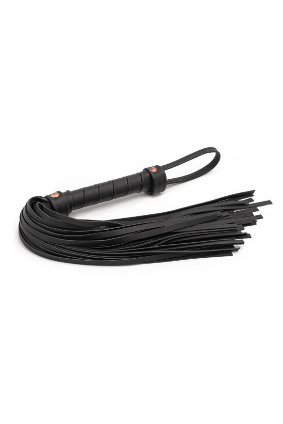 Флоггер NS Novelties BONDAGE COUTURE FLOGGER BLACK