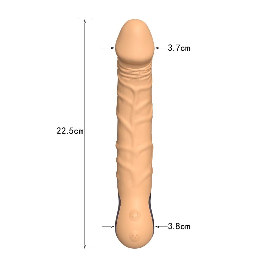 Реалістичний вібратор для точки Джи - Realistic Vibrator Flesh